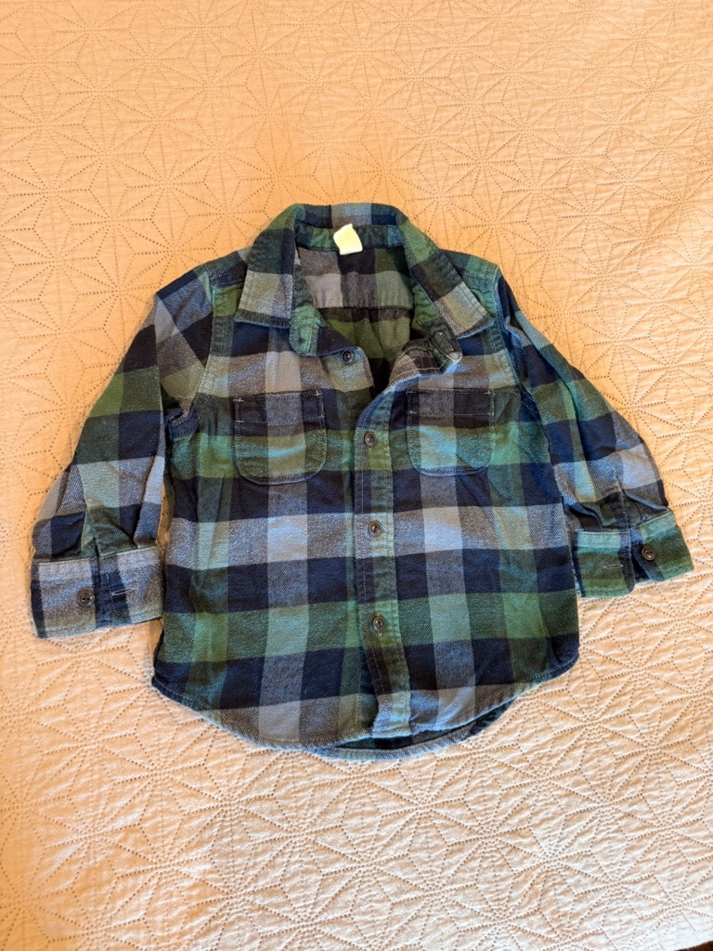 GAP Plaid Flannel Button-Up Shirt